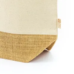 BOLSA DE ALGODÓN Y YUTE "MISHA"