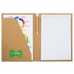 CARPETA CON BLOC Y BOLIGRAFO ECO "SEMINAR"