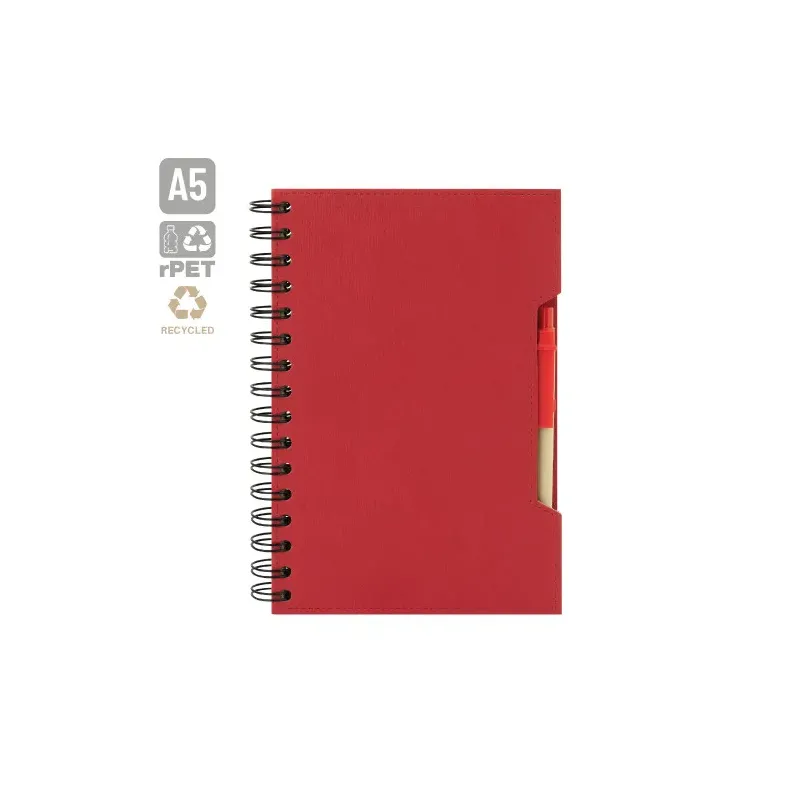 CUADERNO A5 CON BOLIGRAFO ECO "GREEN LIFE"