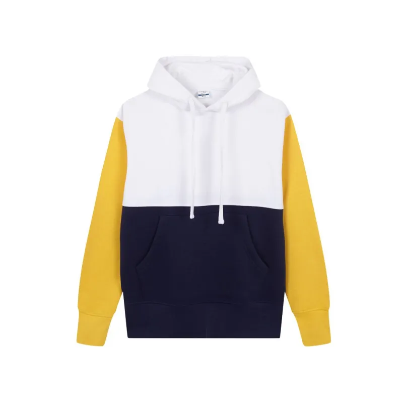 SUDADERA TRICOLOR CON CAPUCHA