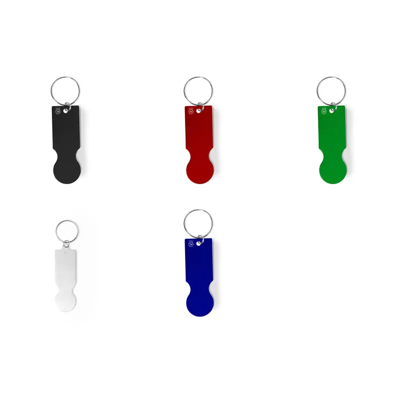 LLAVERO MONEDA ALUMINIO RECICLADO