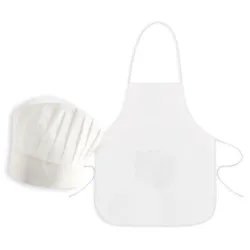 SET DELANTA + GORRO CHEF