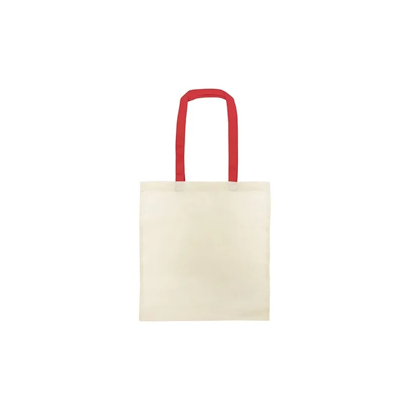 BOLSA ALGODON CON ASA DE COLOR