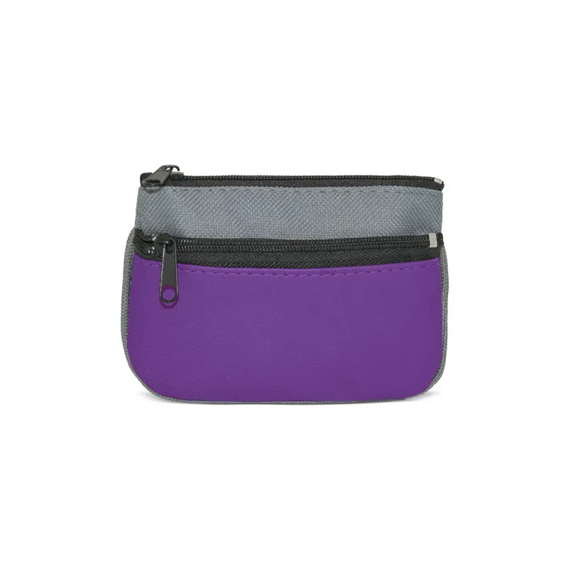 MONEDERO NYLON DOS CREMALLERAS