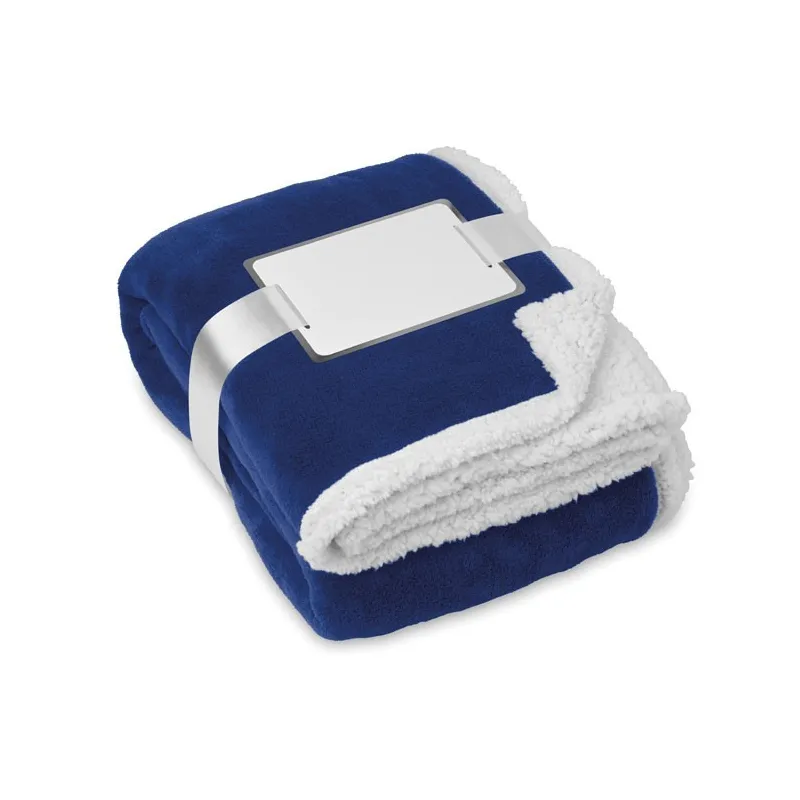 MANTA DE VELLON DE CORAL REVERSIBLE