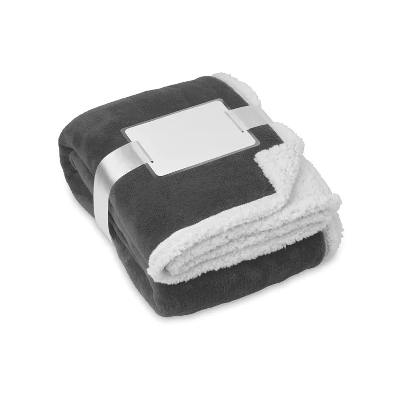 MANTA DE VELLON DE CORAL REVERSIBLE