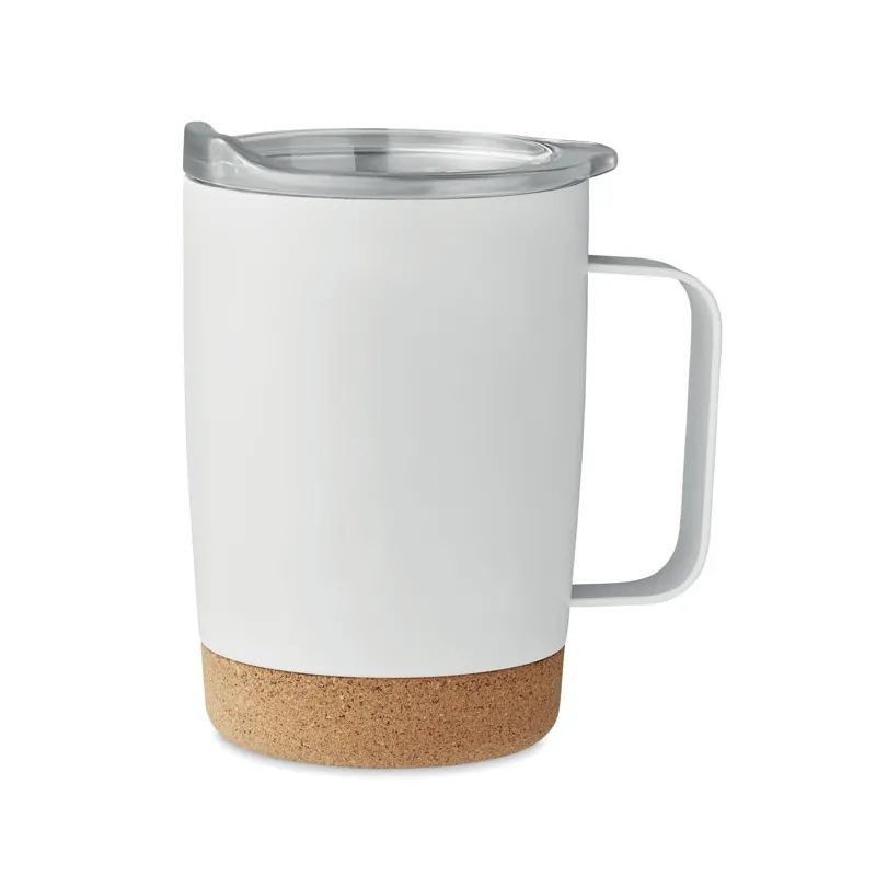 VASO ACERO INOX CON BASE CORCHO