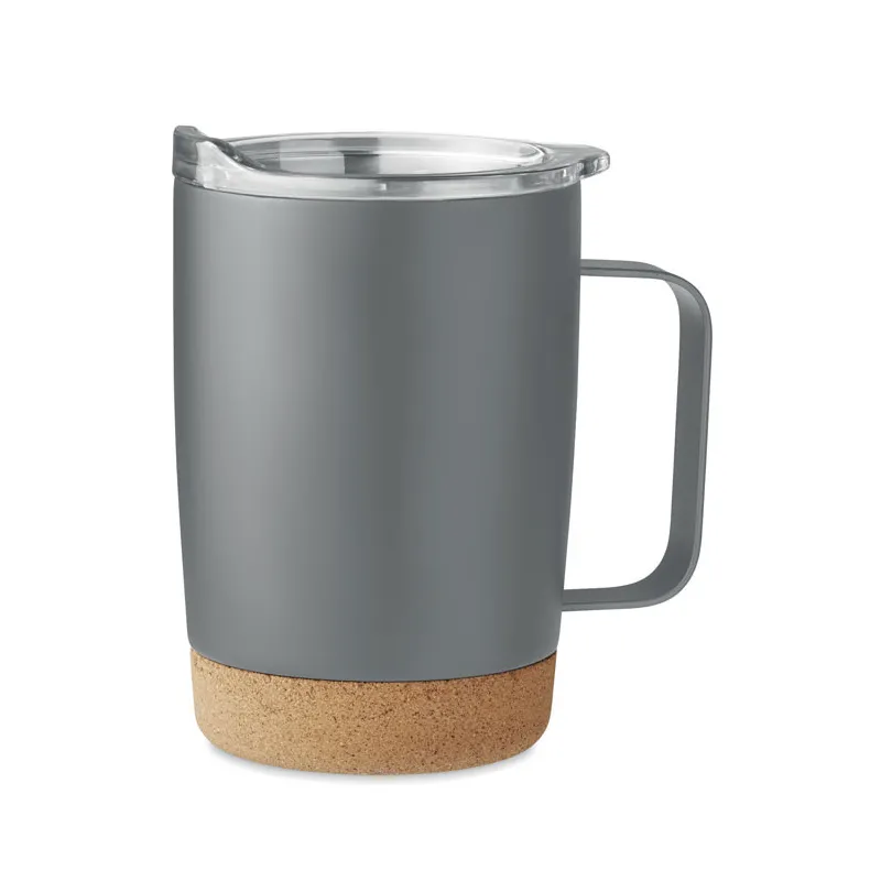 VASO ACERO INOX CON BASE CORCHO