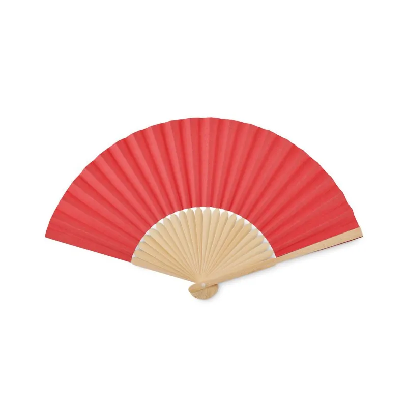 ABANICO BAMBU TEJIDO PAPEL