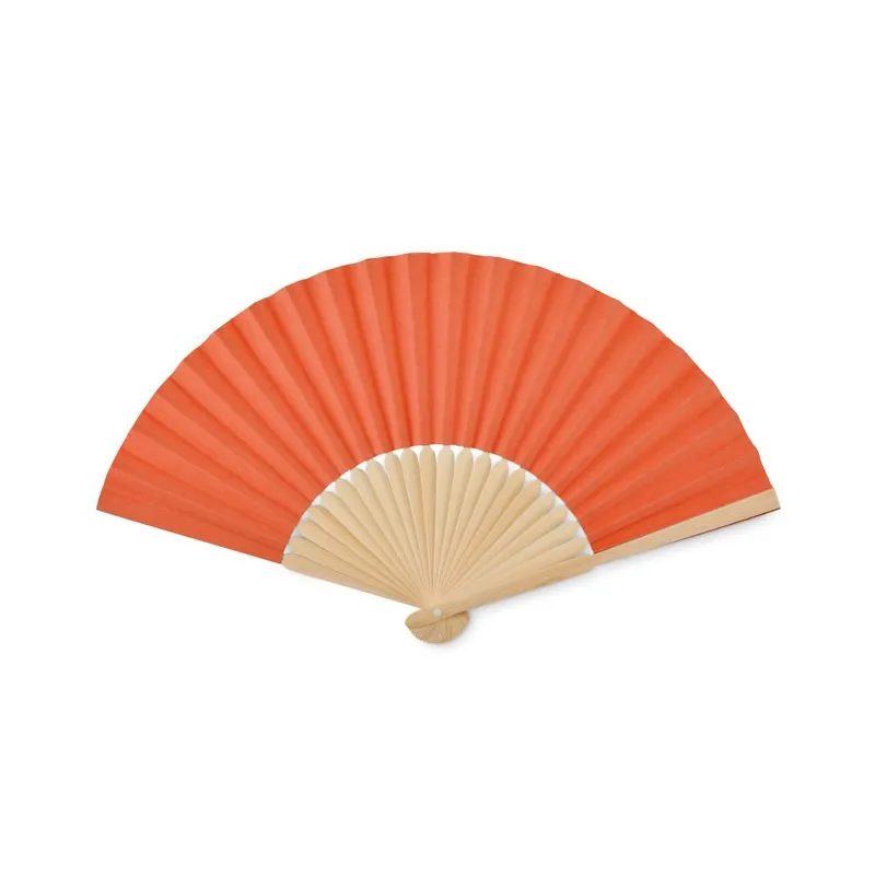 ABANICO BAMBU TEJIDO PAPEL