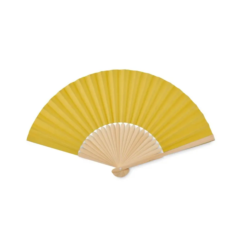 ABANICO BAMBU TEJIDO PAPEL