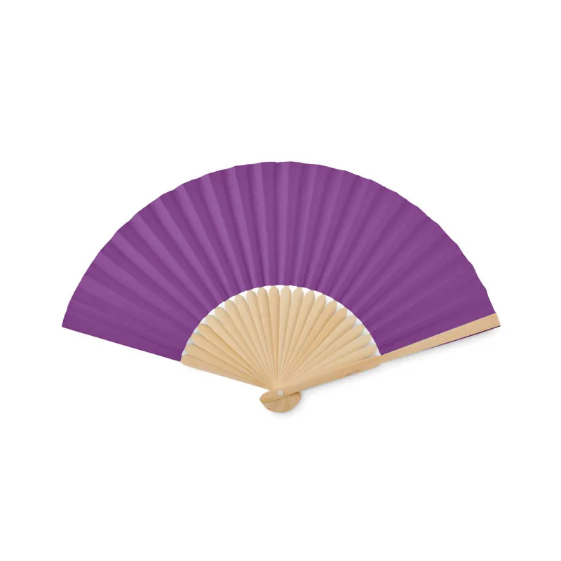 ABANICO BAMBU TEJIDO PAPEL