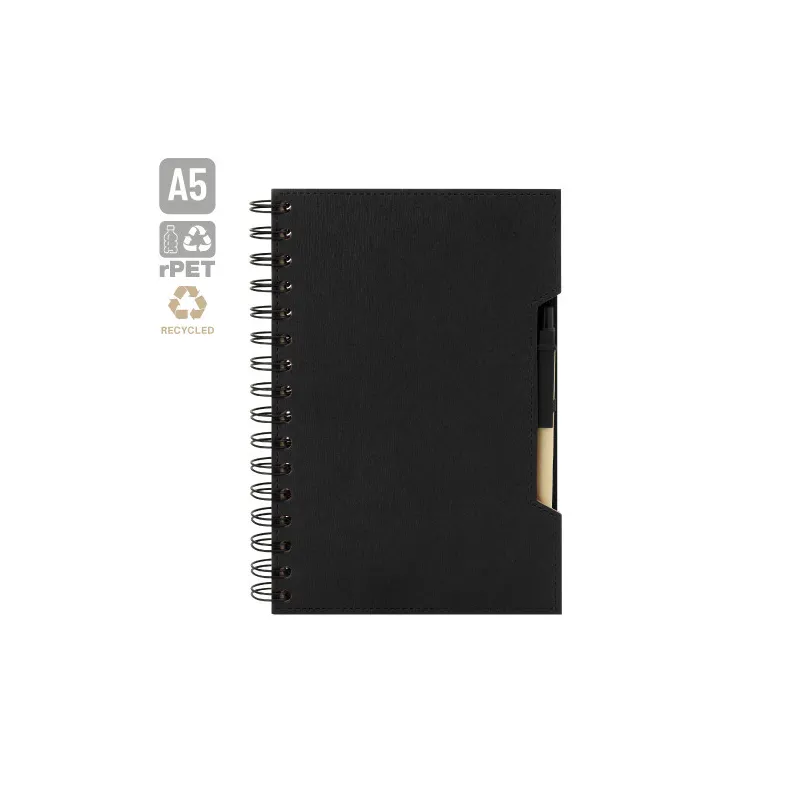 CUADERNO A5 CON BOLIGRAFO ECO "GREEN LIFE"