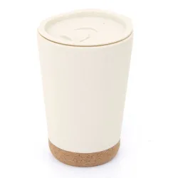 VASO TÉRMICO DOBLE PARED PP/CORCHO "VENEZA"