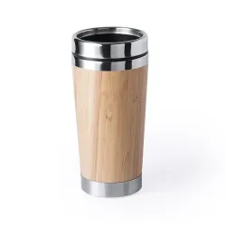 VASO BAMBU /ACERO INOX