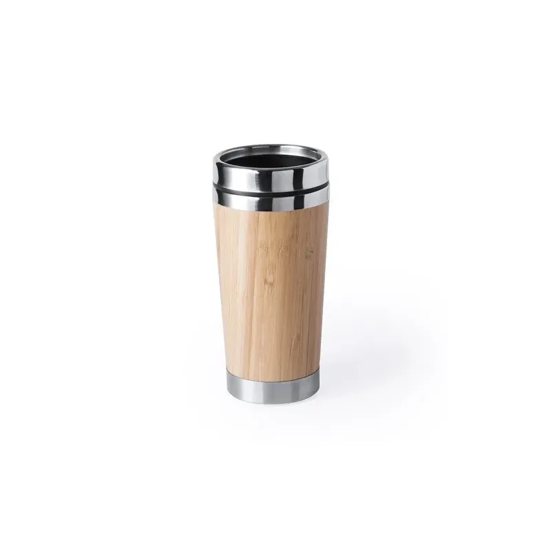 VASO BAMBU /ACERO INOX