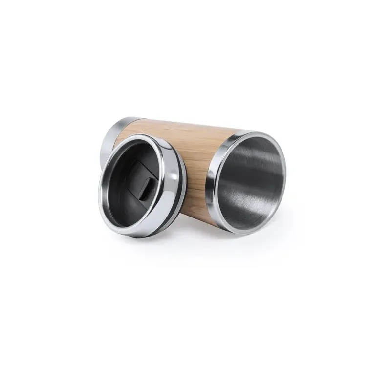 VASO BAMBU /ACERO INOX