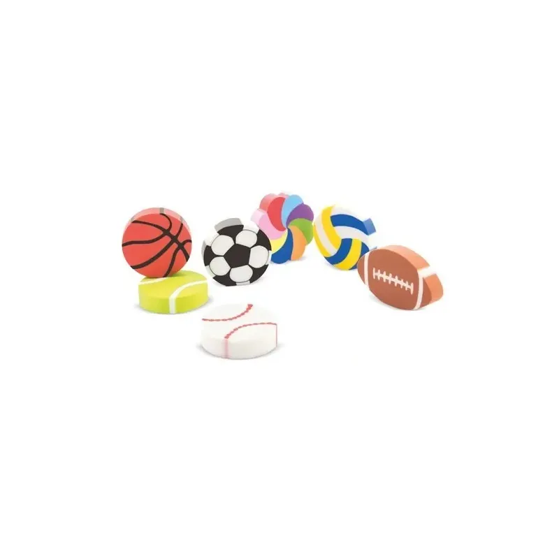 SET DE GOMAS PELOTAS DEPORTES