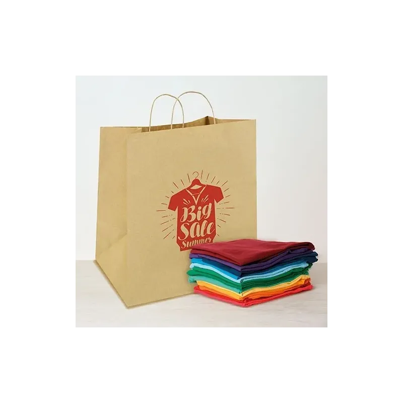 BOLSA PAPEL KRAFT RECICLADO  SUPER