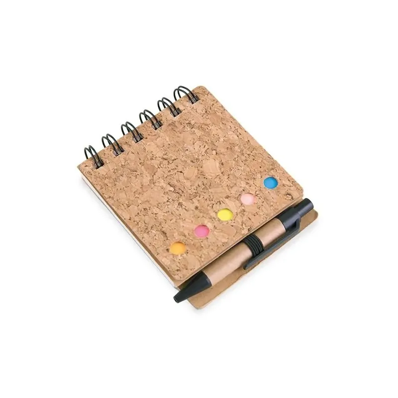 LIBRETA CORCHO CON MARCADORES