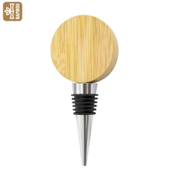 ABREBOTELLAS TAPÓN BAMBÚ NATURAL "ALLIUM"