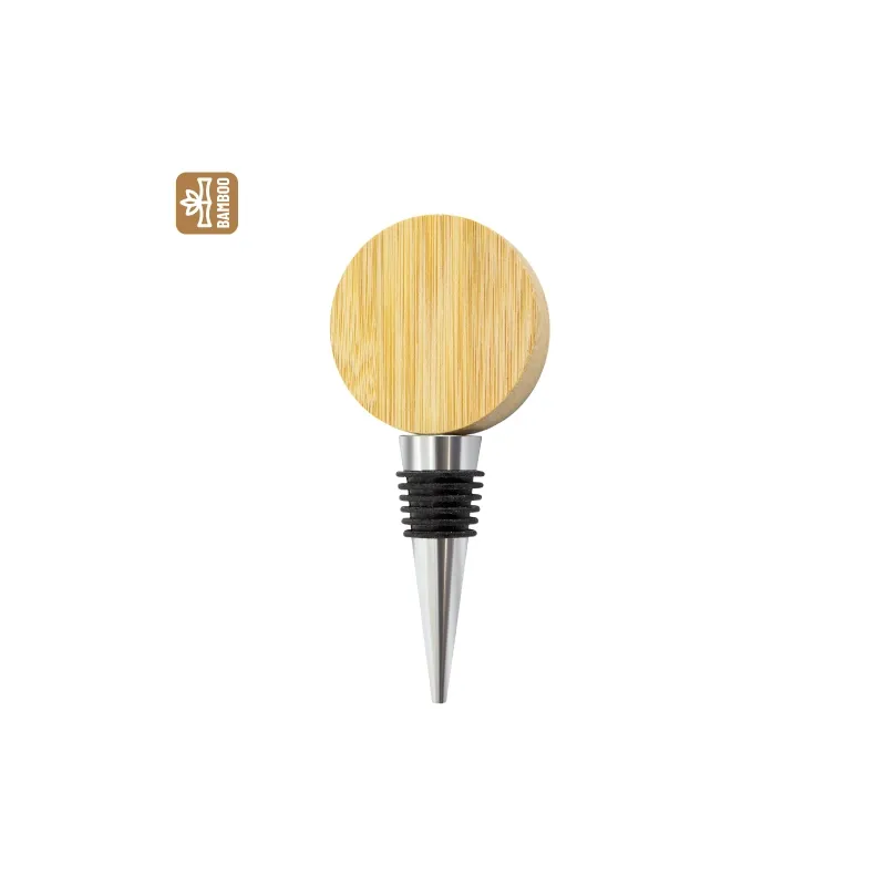 ABREBOTELLAS TAPÓN BAMBÚ NATURAL "ALLIUM"