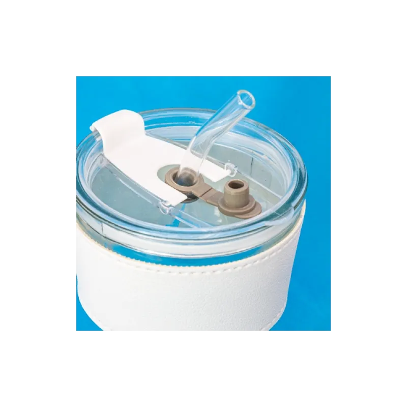 VASO 330 ML CON PAJITA DE CRISTAL "DELICATESSEN"