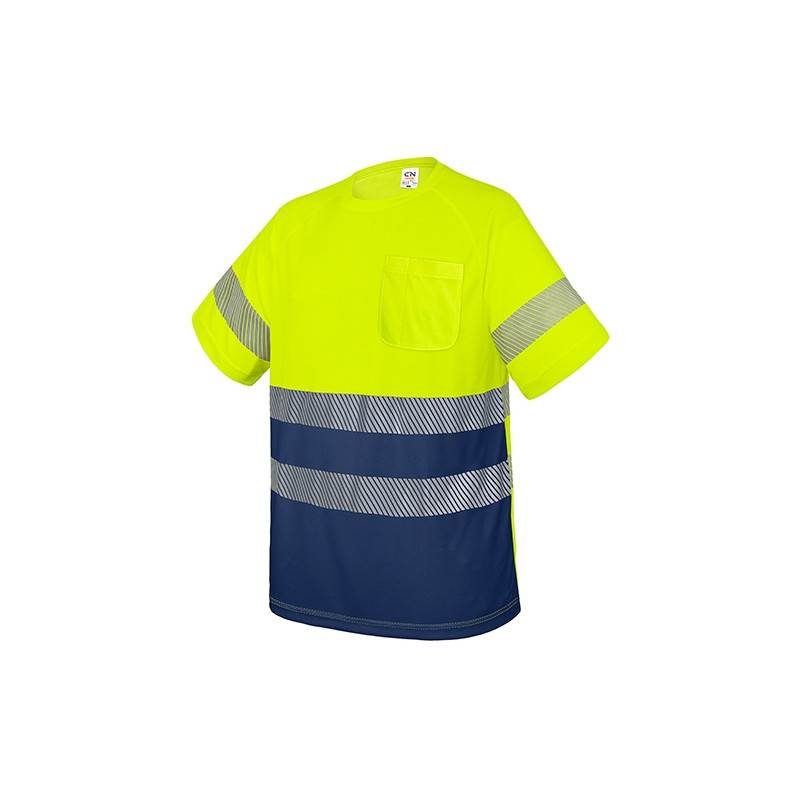 CAMISETA CON BOLSILLO Y BANDAS REFLECTANTES "ELÁST"