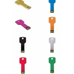 USB LLAVE ALUMINIO DE 1 A 32 GB
