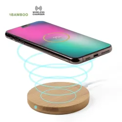 CARGADOR INALAMBRICO BAMBU HEBANT