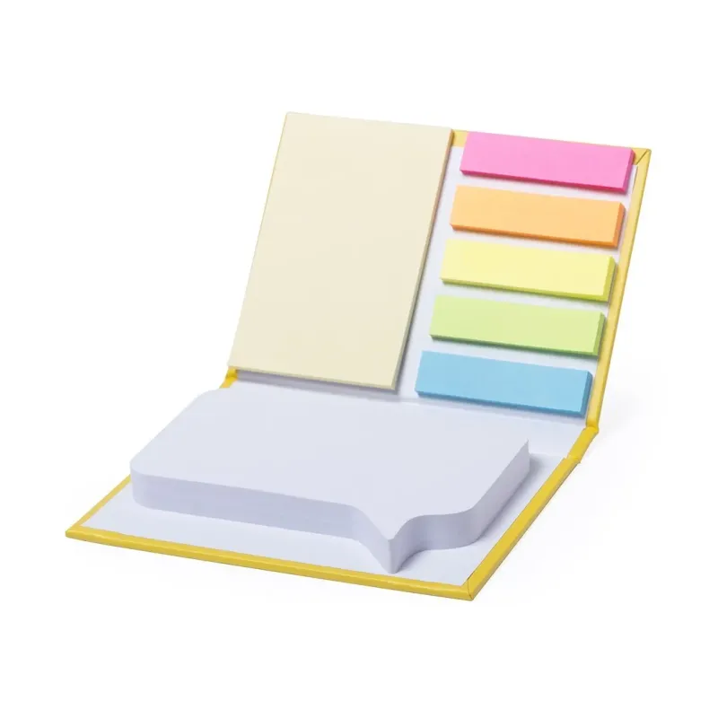 BLOC DE NOTAS CARTON CON NOTAS ADHESIVAS