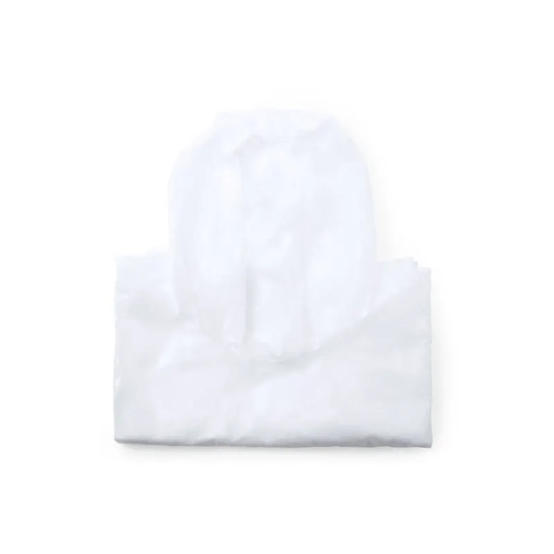 PONCHO DE MATERIAL COMPOSTABLE