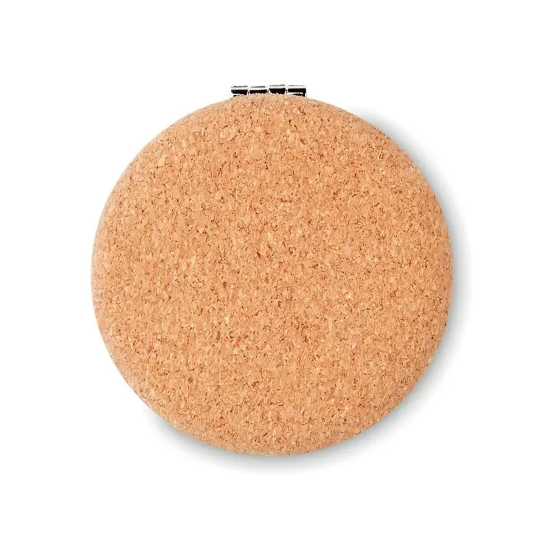 ESPEJO DOBLE CIRCULAR CORCHO