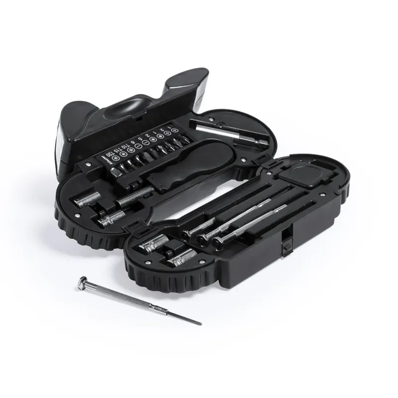 SET DE HERRAMIENTAS CON LINTERNA LED