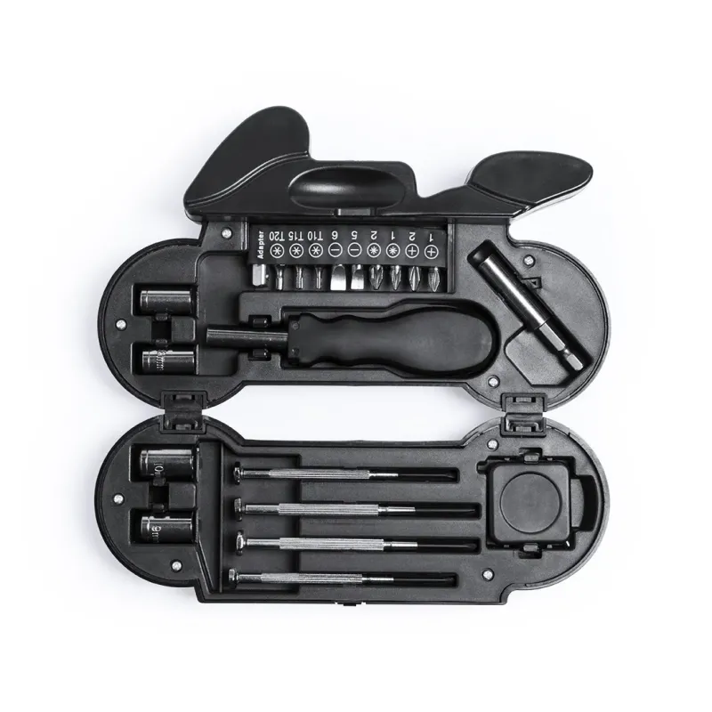 SET DE HERRAMIENTAS CON LINTERNA LED