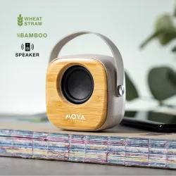 ALTAVOZ CAÑA DE TRIGO / ABS / BAMBU