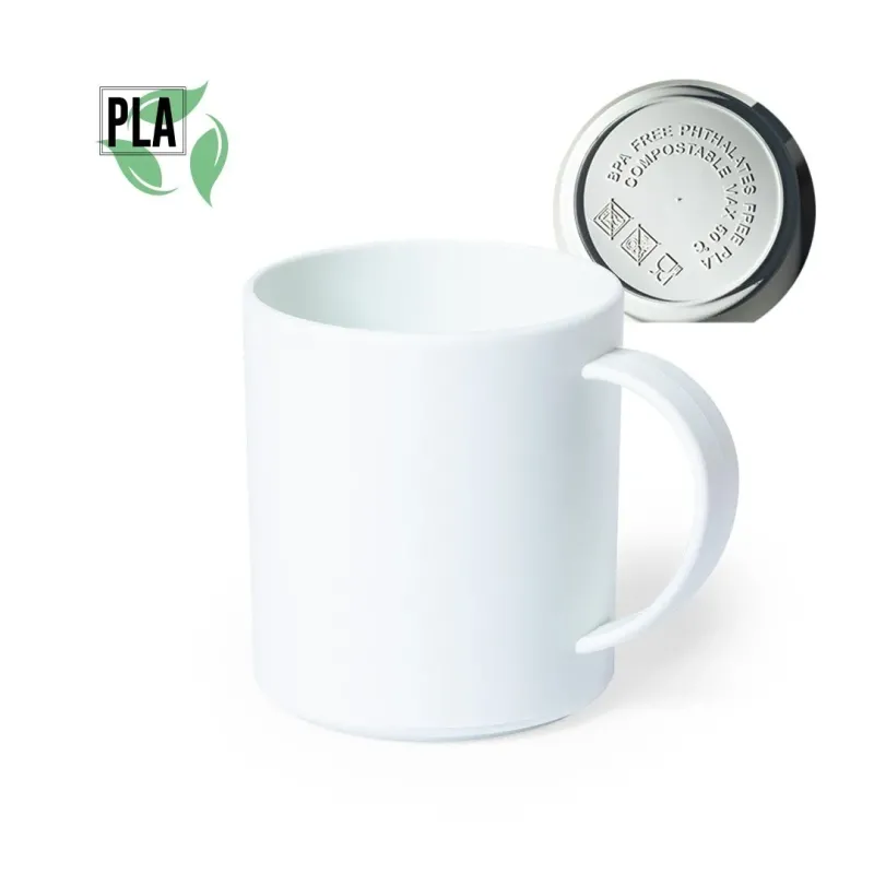 TAZA PLA COMPOSTABLE