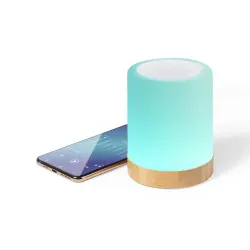 ALTAVOZ BAMBOO / LUZ MULTICOLOR