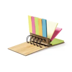 BLOC DE NOTAS MADERA BAMBU