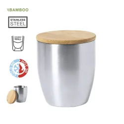 VASO TERMICO ACERO / BAMBU