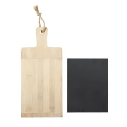 TABLA COCINA BAMBU PIZARRA