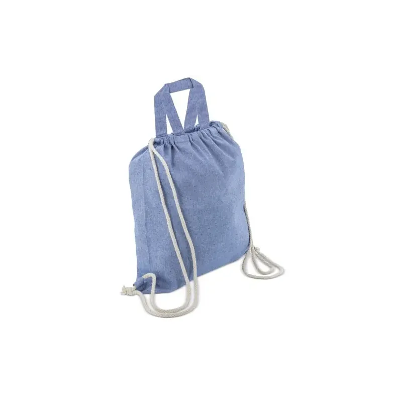 BOLSA MOCHILA CON ASA ALGODON RECICLADO