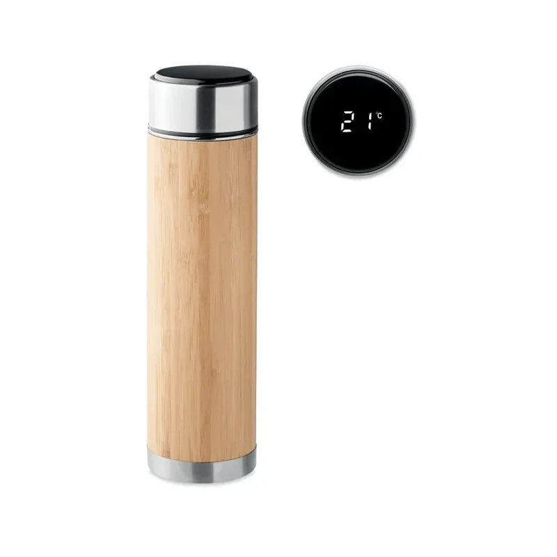 BOTELLA TERMO CON TERMOMETRO TACTIL
