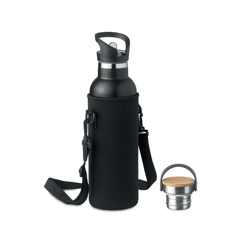 BOTELLA ACERO CON FUNDA DE TRANSPORTE