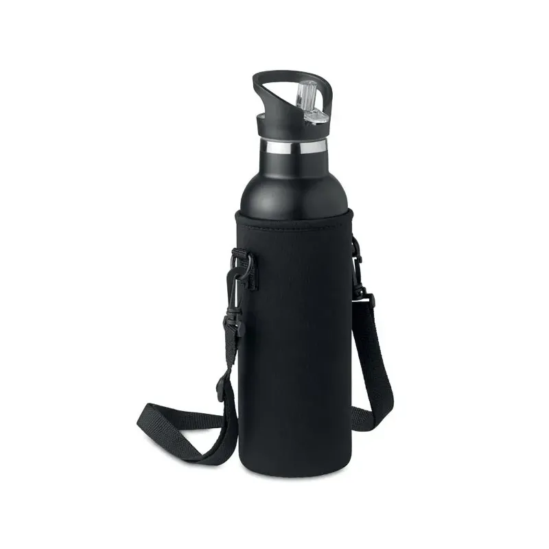 BOTELLA ACERO CON FUNDA DE TRANSPORTE