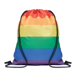 BOLSA MOCHILA CUERDAS ARCO IRIS