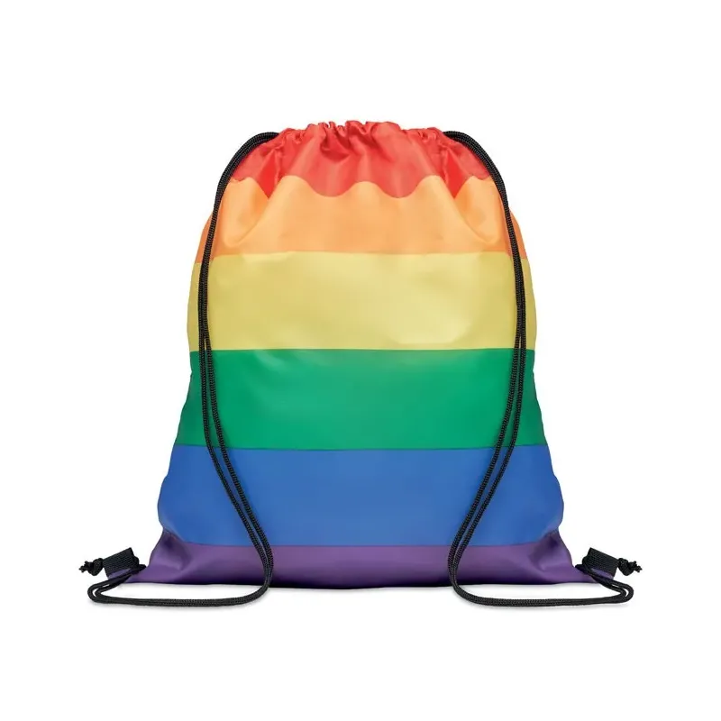 BOLSA MOCHILA CUERDAS ARCO IRIS