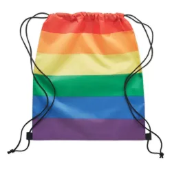 BOLSA MOCHILA CUERDAS ARCO IRIS