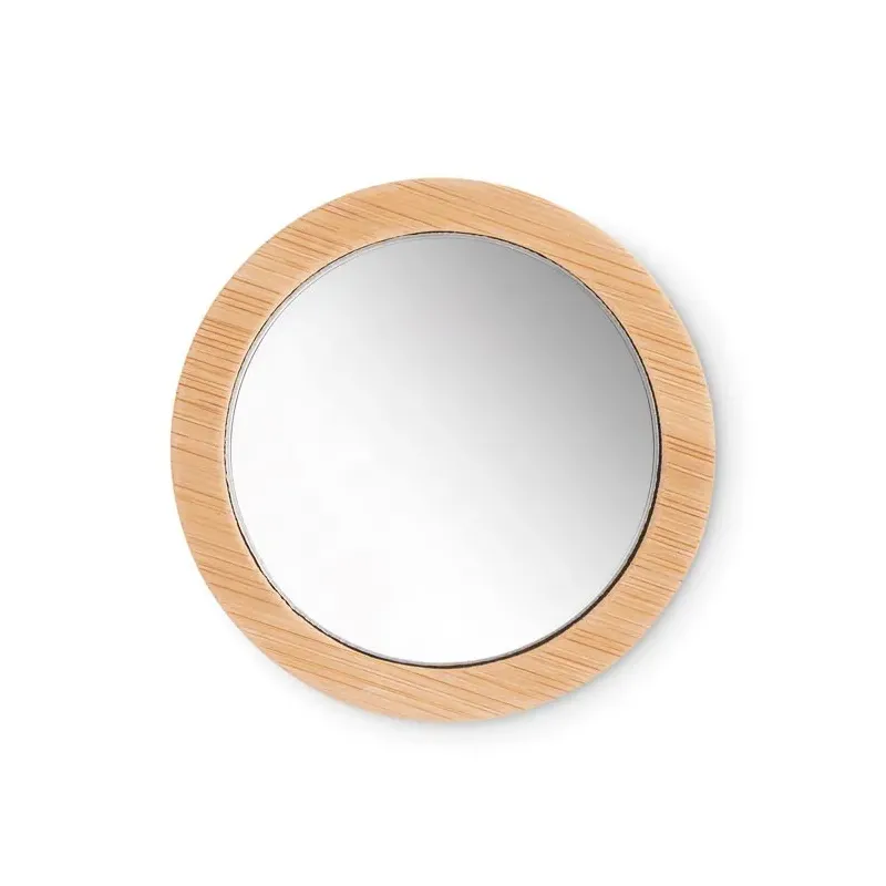 ESPEJO MAQUILLAJE BAMBU EN FUNDA ALGODON