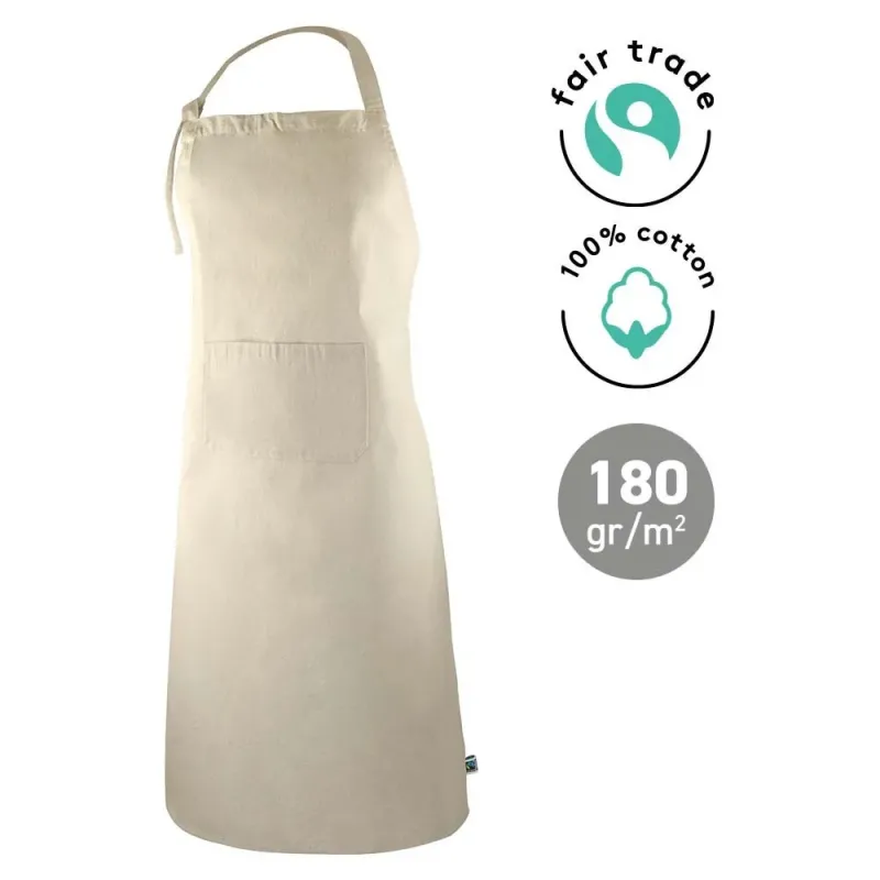 DELANTAL  ALGODON ( FAIR TRADE )